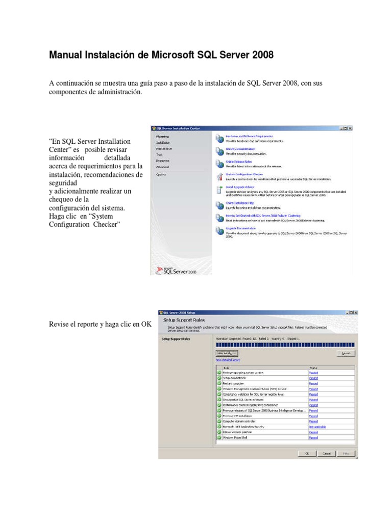 SQL Server 2008 | PDF | Autenticación | Servidor SQL de Microsoft