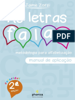 As Letras Falam - Metodologia para Alfabetização - Manual de Aplicação (Zorzi, 2ed, 2017)
