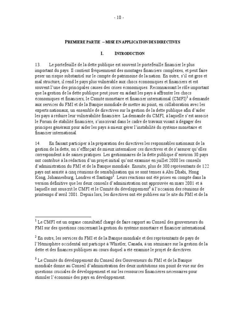Gestion efficace de la dette publique | PDF | Dette publique | Banques