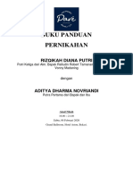 Buku Panduan Rizqikah Aditya Wedding