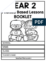 Y2 PHONICS BASED LESSONS BOOKLET 2020