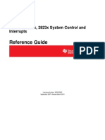 X 2823x System Control and Interrupts Reference Guide