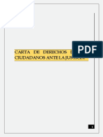 Carta de Derechos de Los Ciudadanos Ante La Justicia