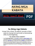 Sa Aking Mga Kabata Did Rizal Retract 1