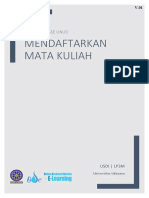 Panduan OASE - Mendaftarkan Mata Kuliah - v01 PDF