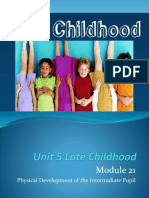Physical Development of the Intermediate Pupil