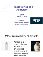 Aerosol Valves and Actuators