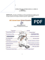 Manual de Operacion Autoclave All American