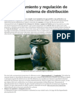 Almacenamiento y Regulación de Agua en El Sistema de Distribución