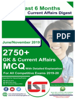 2700 Last Six Months Current Affairs MCQ With Detalied Answes 2019 (June-No