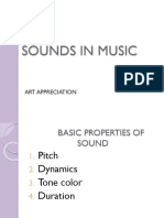 Sounds in Music