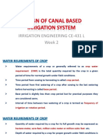 Canal System Design 1
