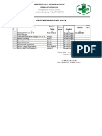 Jadwal Kalibrasi Alat