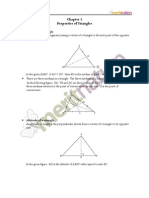 Properties of Triangles