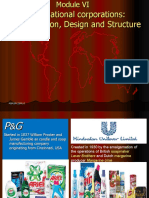 Multinational Corporations: Organization, Design and Structure