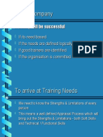 Training Needs Analysis Job Descriptions