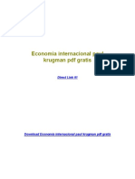 Economia Internacional Paul Krugman PDF Gratis PDF