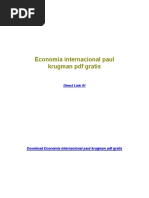 Economia Internacional Paul Krugman PDF Gratis PDF