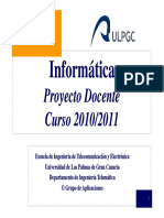 Proyecto Docente 2