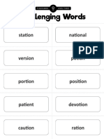 Challenging Word Flashcards - Website