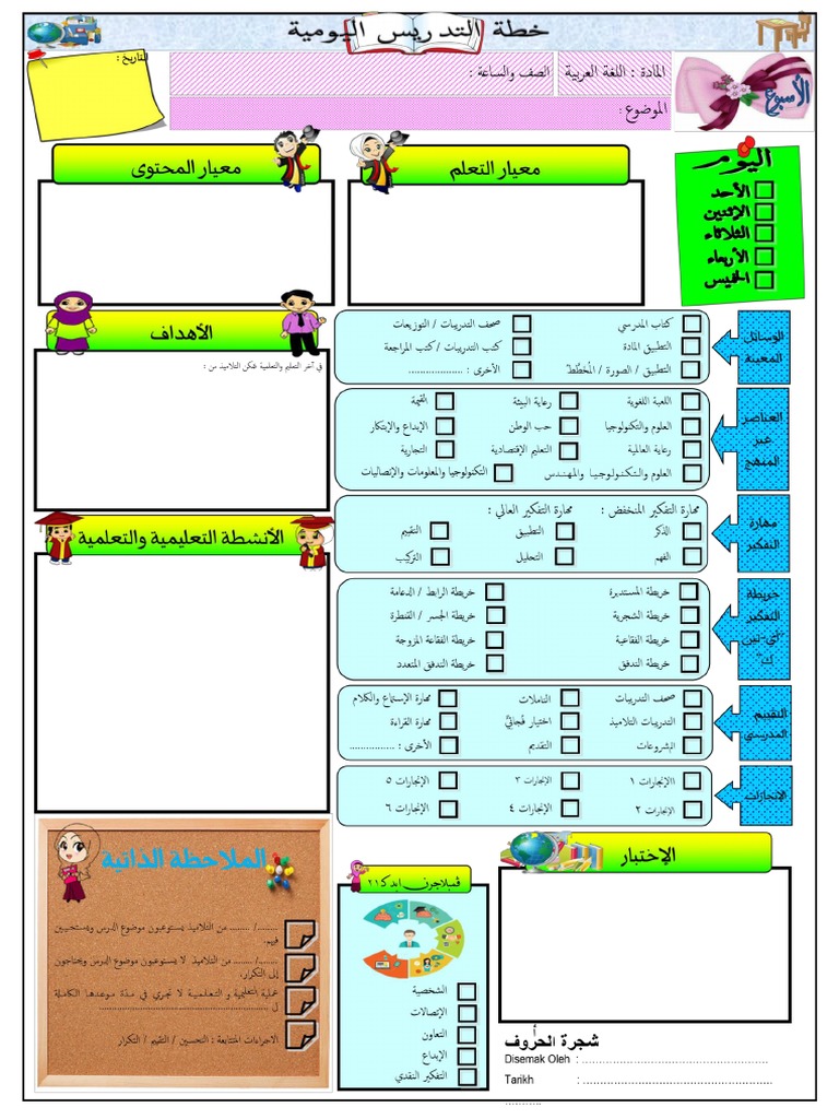 Contoh RPH Bahasa Arab Abad Ke-21 | PDF