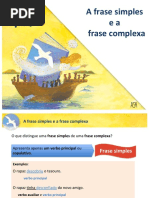 A frase simples e a frase complexa