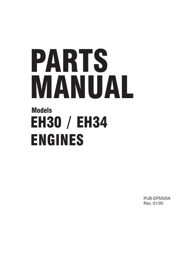Motor Robin EH-30 EH-34 | PDF | Carburetor | Screw