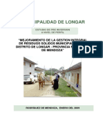 Mejoramiento de la gestión de residuos en Longar, Mendoza