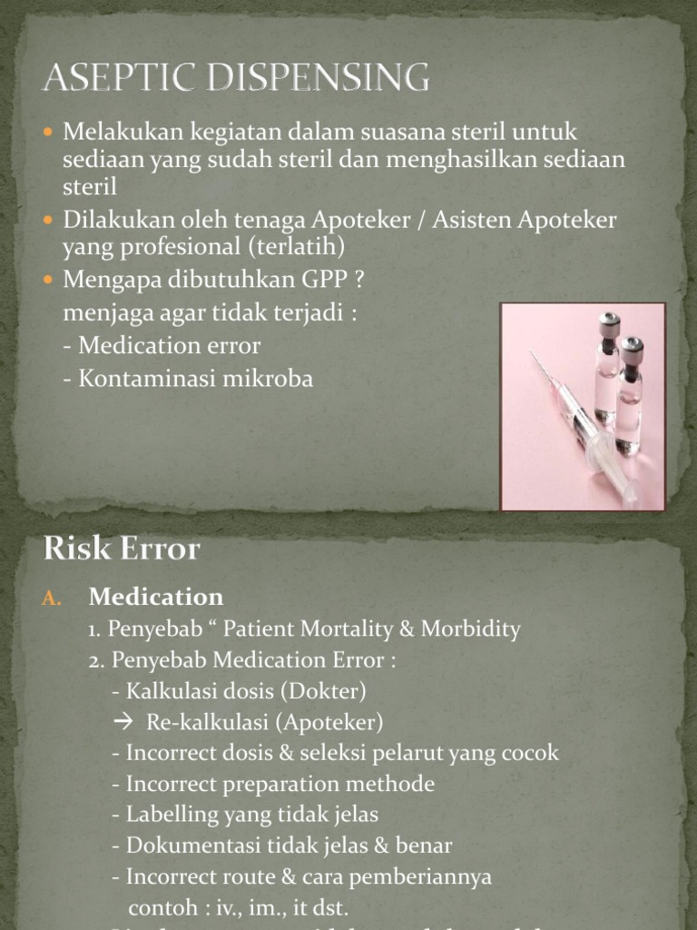 Aseptic Dispensing PDF