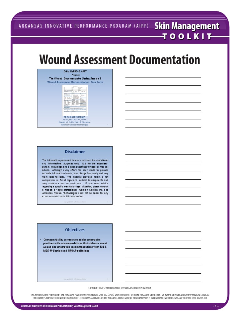 Wound Assessment Documentation | PDF | Anatomical Terms Of Location | Wound