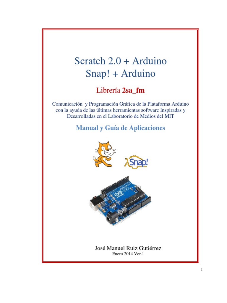 Scratch 2.0 + Arduino Snap! + Arduino PDF | PDF | Scratch (lenguaje de ...