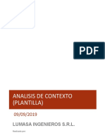 Plantilla Analisis de Contexto