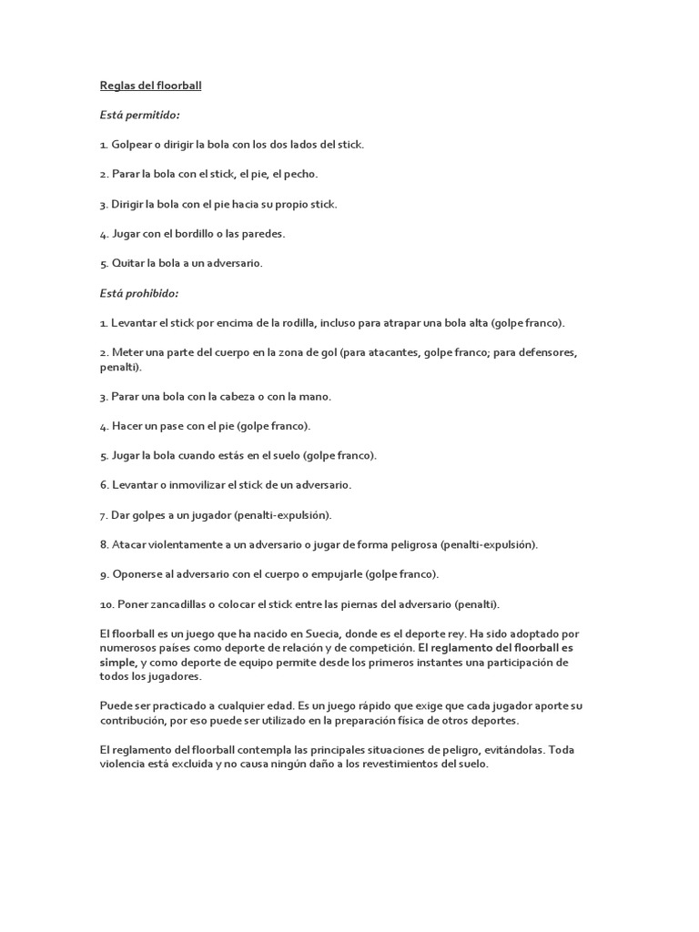 reglas-del-floorball-pdf-juegos-de-pelota-variantes-deportivas