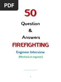 50 Interview Questions & Answers For Firefighting Engineer