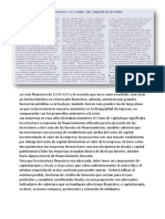 La crisis financiera de 2008 y el costo de capital de las empresas