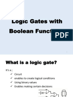 Logic Gates With Boolean Functions