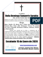 Dominga Samperio Sarabia