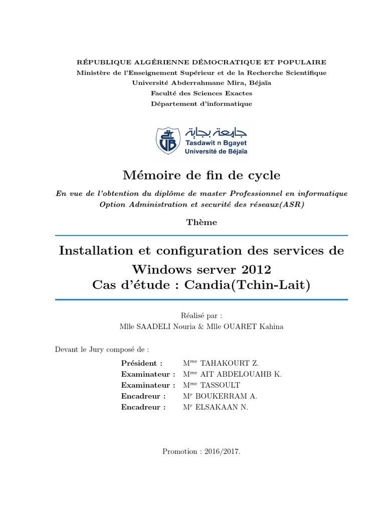 Installation de Windows Server 2012 | PDF | Active Directory ...