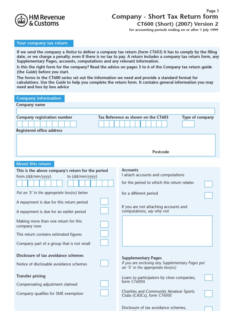 uk-company-short-tax-return-form-ct600-united-kingdom-corporation