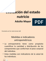 Evaluación antropométrica adulto mayor