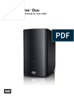 WD My Book Live Duo Personal Cloud Storage Manual - Spanish