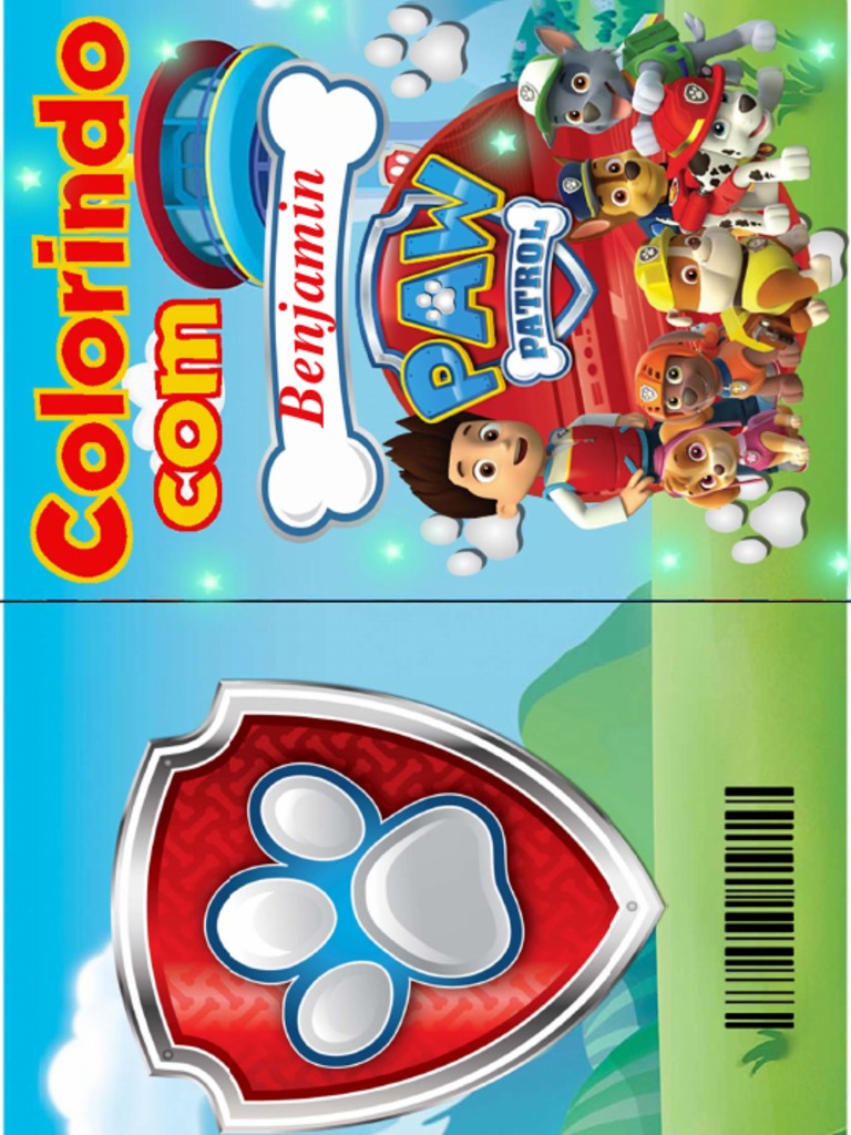 Livrinho Colorir Patrulha Canina | PDF