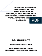 Fiscalizacion Laboral y Modificatorias DS 020-2019-TR - DU 044-2019 (Parte 4) PDF