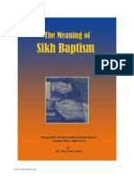 The Meaning of Sikh Baptism