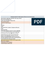 Activity Approval Format