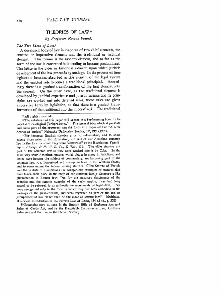 Theories of Law and Jurisprudence | PDF | Jurisprudence | Natural Law