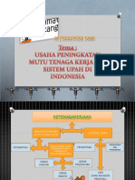 Ekonomi(peningkatan mutu tenaga kerja dan sistem upah )