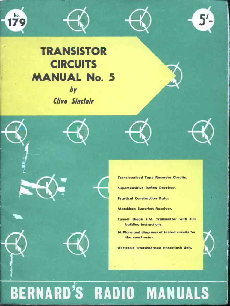 Transistor Circuits Manual No 5 Bernard 179 Clive Sinclair PDF PDF