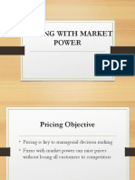 Pricing With Market Power