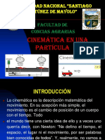 CINEMATICA DE UNA PARTICULA Grupo